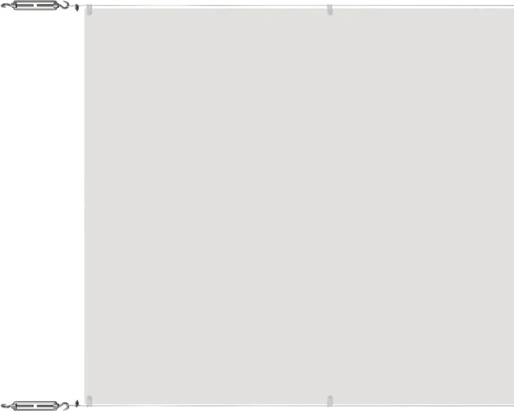 Paravento Balcone Bianco 100x1000 cm vidaXL | Tenda Oxford Esterno