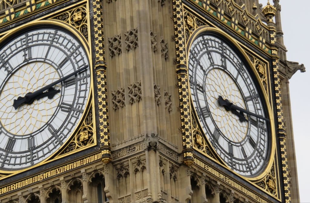 hansepuzzle 60204 - Big Ben Puzzle, 500 Teile, Hintergründe, 46,0 x 30,0cm mit hochwertiger Aufbewahrung, Kartonbox und wiederverschließbarem Beutel