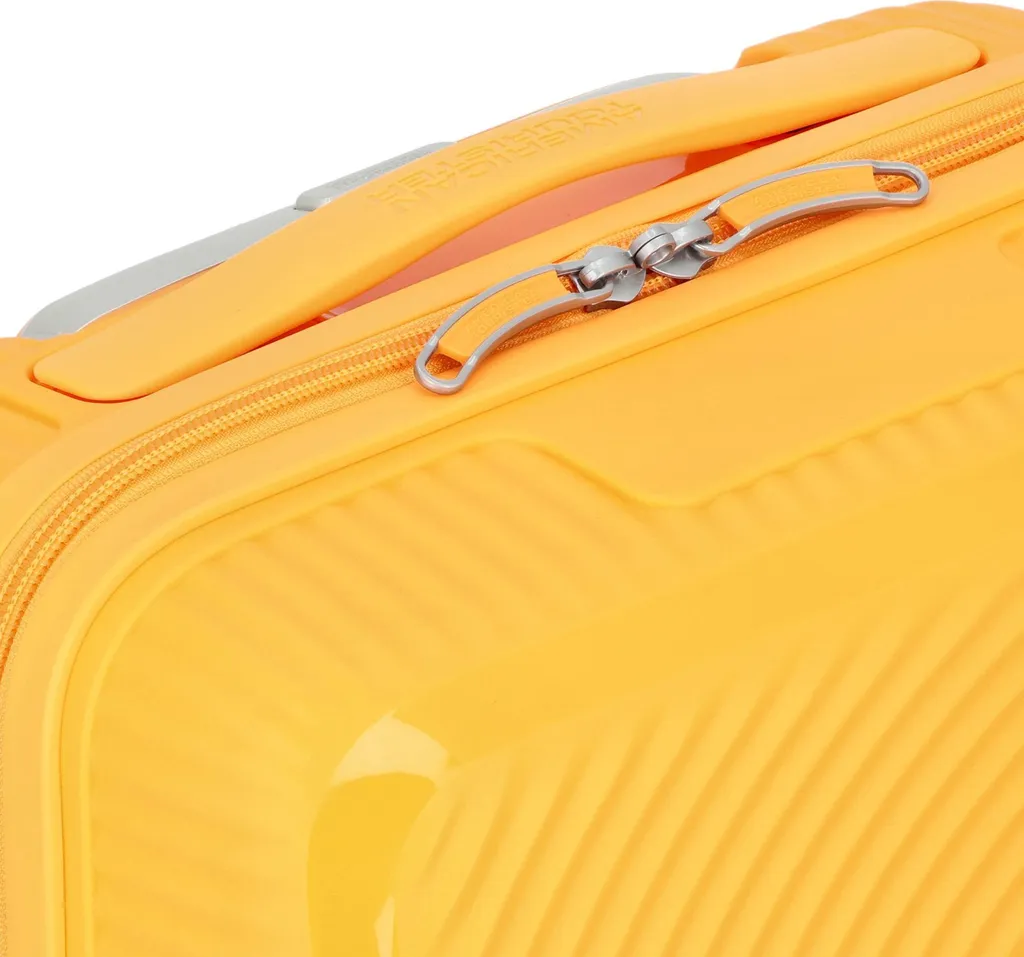 Valise Soundbox Mini Spinner 47 Jaune en Polypropylène Robuste et Légère - 14