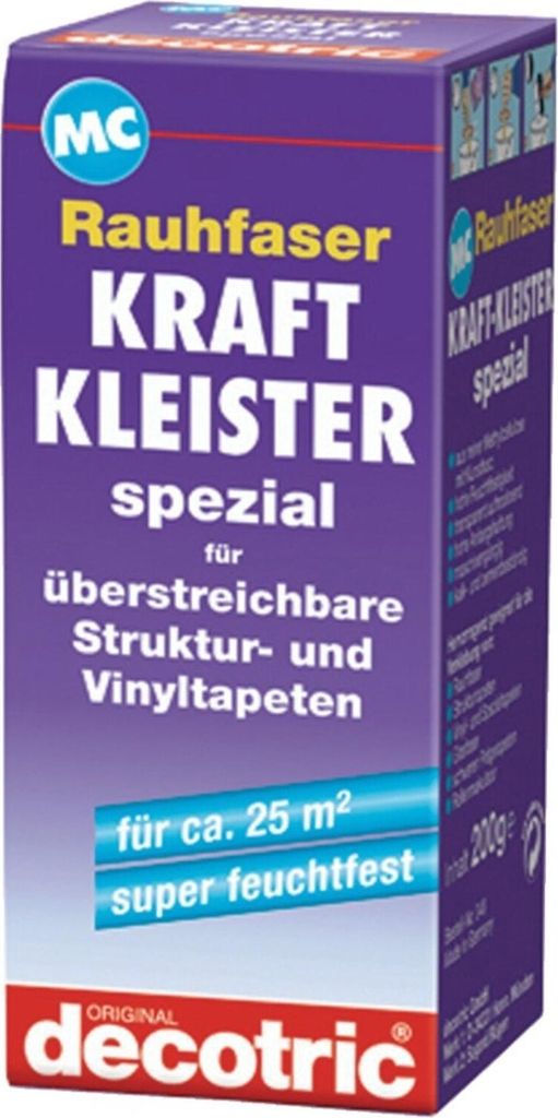 Decotric MC Rauhfaser Kraft-Kleister 200 g