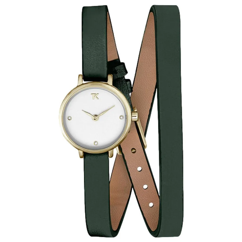 Montre analogique Trendy Kiss Lucie pour femme avec cadran argenté