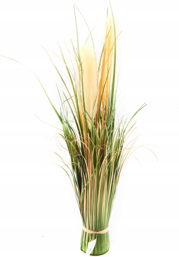 Künstliches Pampasgras 60cm im Topf - Dekorative Kunstpflanze wie echt - Pflegeleicht