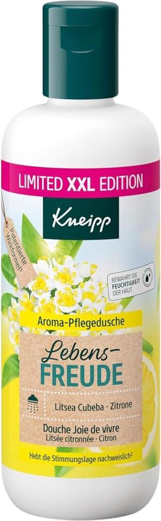 Kneipp XXL Duschgel 400ml Lebensfreude Zitrone und Litsea Cubeba