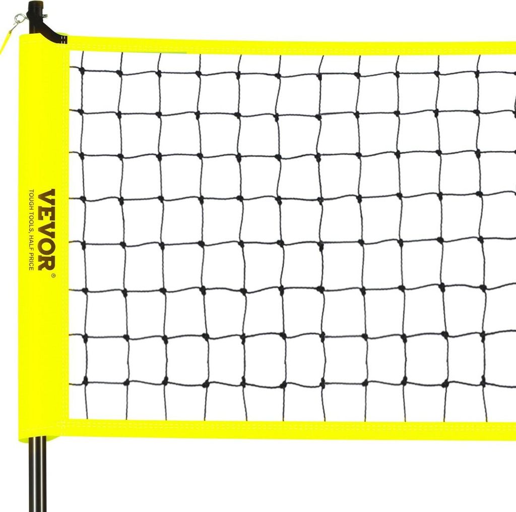Outdoor Portable Volleyball Net System, Adjustable Height Steel Poles, Professional Volleyball Set with PVC Volleyball, Pump, Carrying Bag, Heavy D...