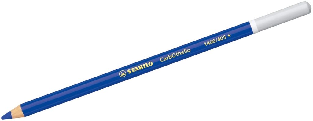 Pastellkreidestift - STABILO CarbOthello - 12er Pack - ultramarinblau