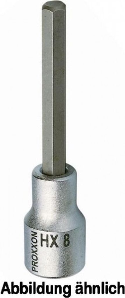 Proxxon 23580 HX8 Innensechskant Bit Einsatz 8mm Antrieb 10mm (3/8")