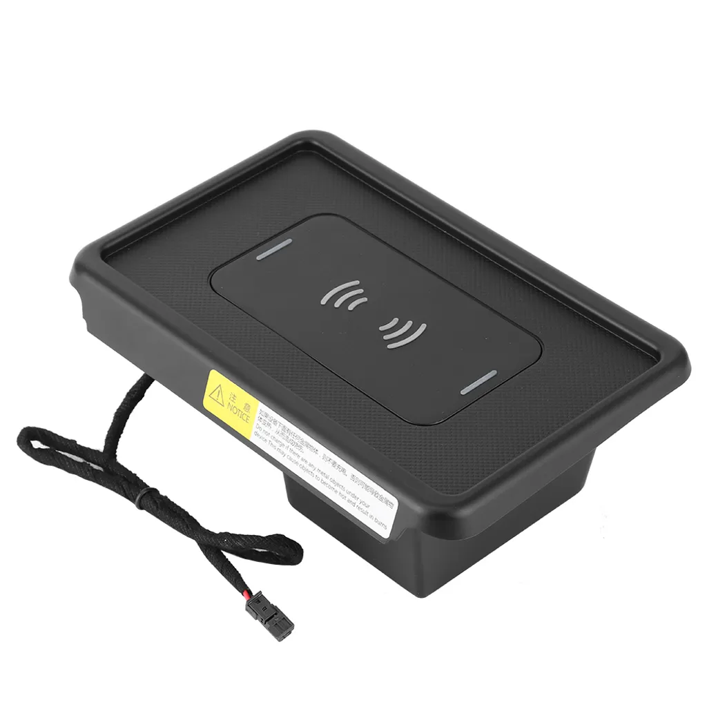 Caricatore Wireless Auto 15W - Pad di Ricarica Rapida e Vassoio Console