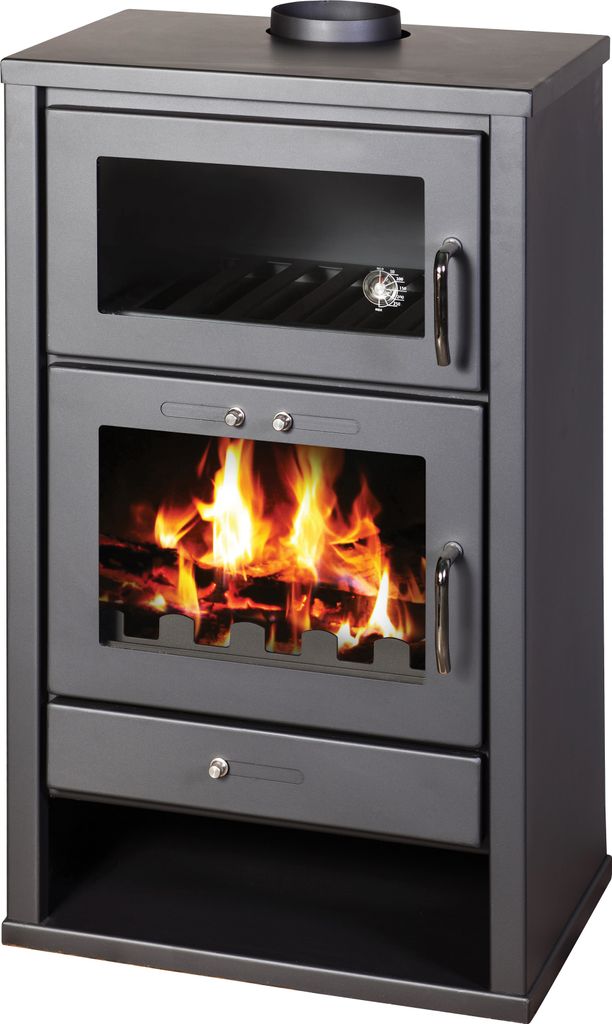 Kaminofen mit ofen Victoria Triumph F, schwarz mit Produktbild 