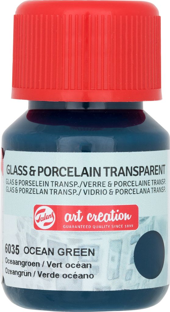 Talens Art Creation Glass und Porzellan Transparant Flasche 30 ml Ozeangrün 6035