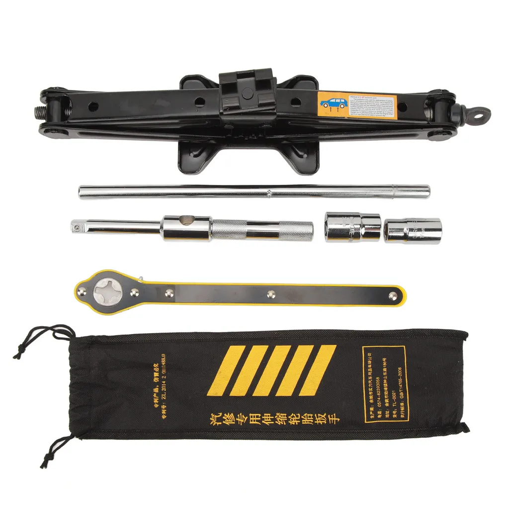 Cric Auto 3 Tonnellate Professionale | Martinetto Acciaio Salva-Spazio