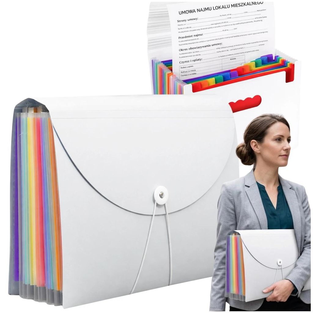 Porte-documents A4 à 25 compartiments, grand format Image du produit 