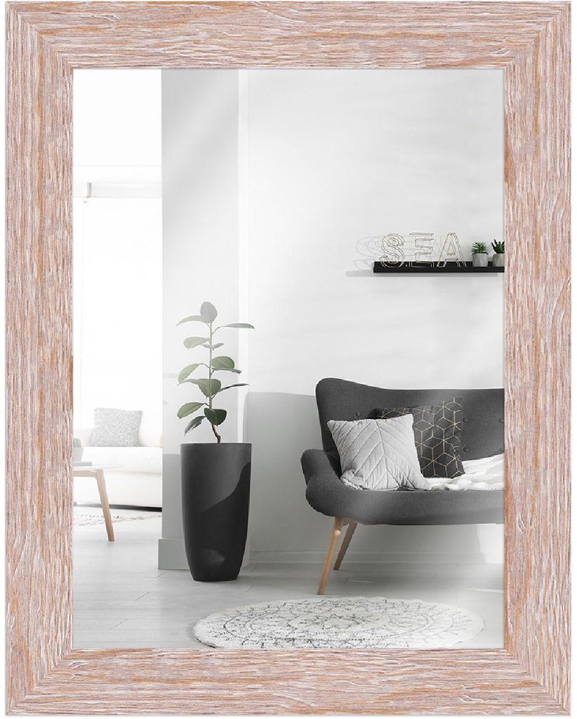 MendeFrames Wandspiegel H380 Klassisch 70x90 cm Eiche