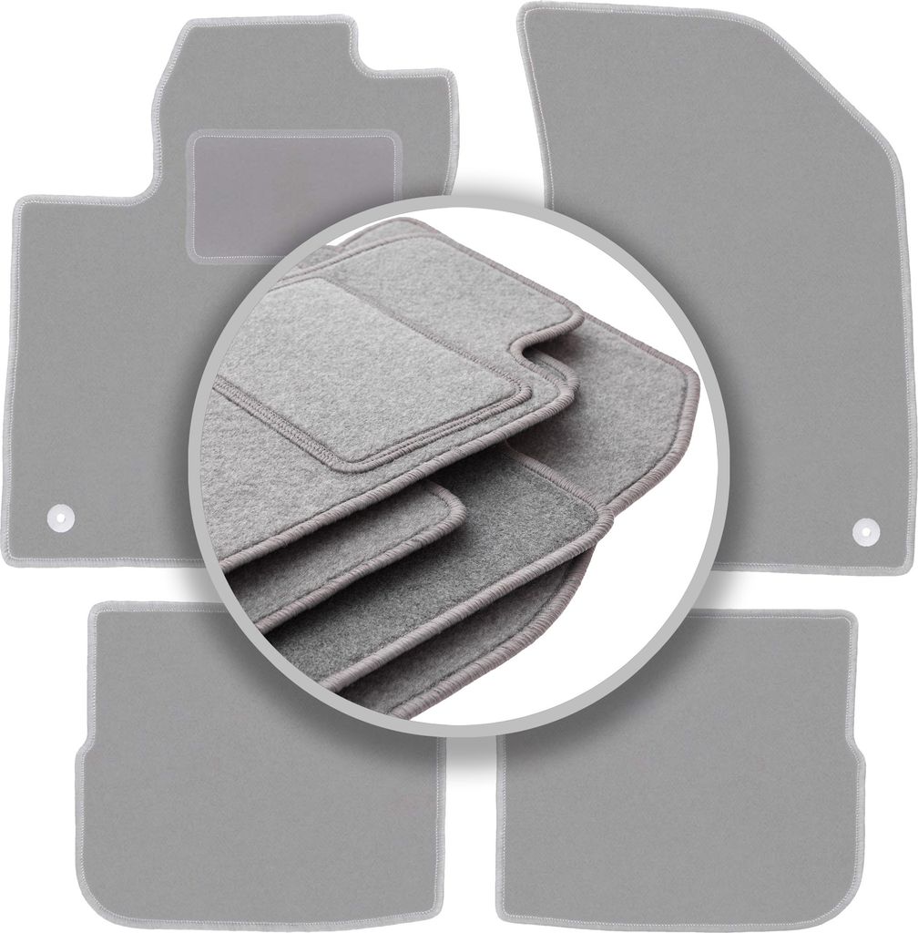 Graue Fußmatten für: Fiat Tipo II Limousine (2015-)