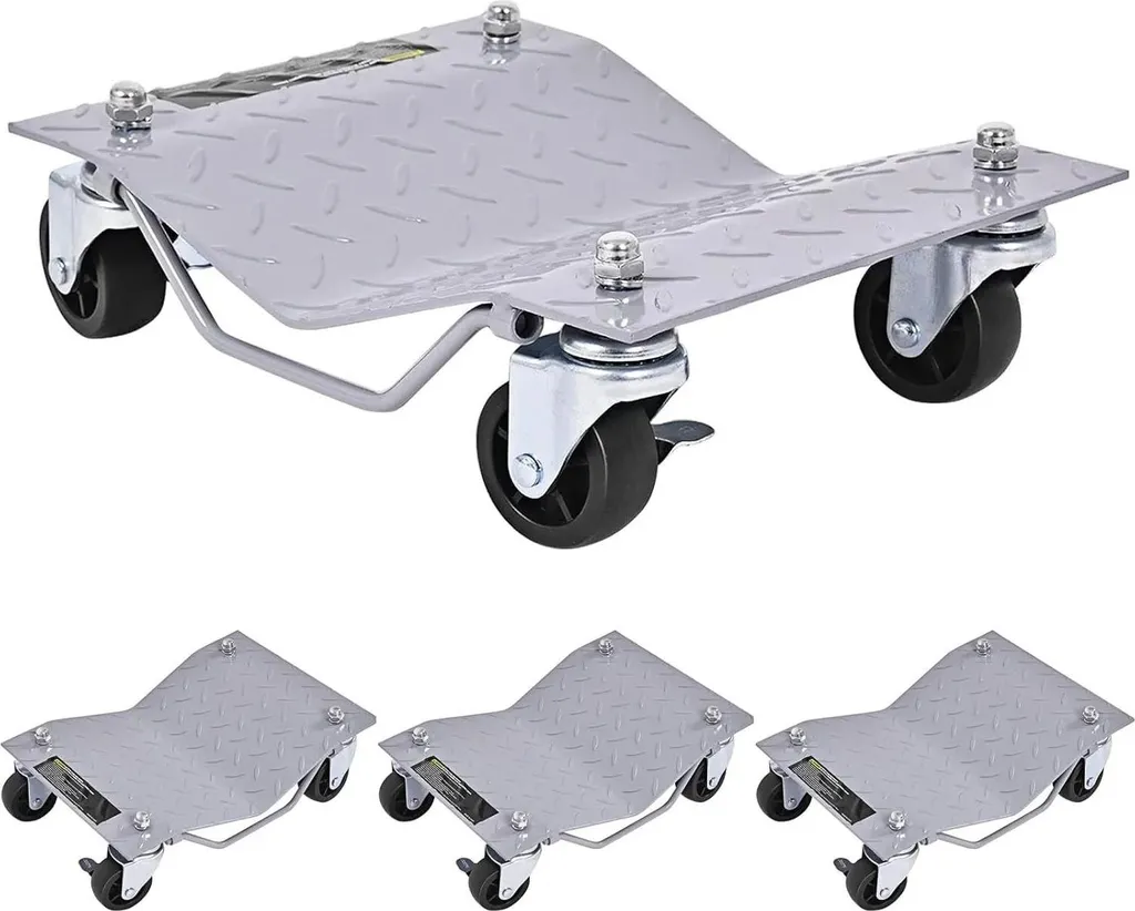 Chariot de déplacement pour voiture pour ranger et garer votre auto