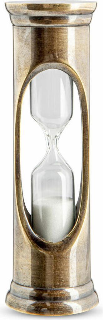 Authentic Models Sanduhr Bronzed 3 Minuten, Zeitmesser, Messing, Glas, HG001B