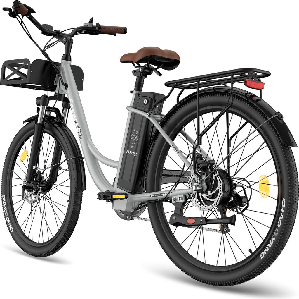 Městské elektrokolo 26" 158–198 cm, pneumatiky odolné proti Obrázek produktu 