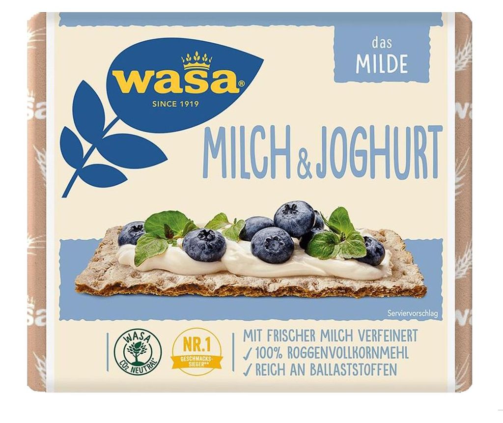 Wasa Milch & Joghurt 230g Zdjęcie produktu 