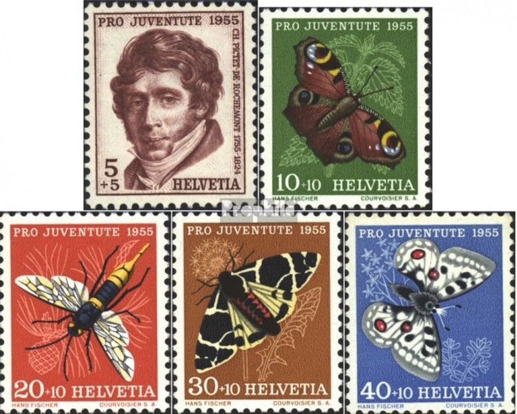 Briefmarken Schweiz 1955 Mi 618-622 (kompl.Ausgabe) gestempelt Pro Juventute