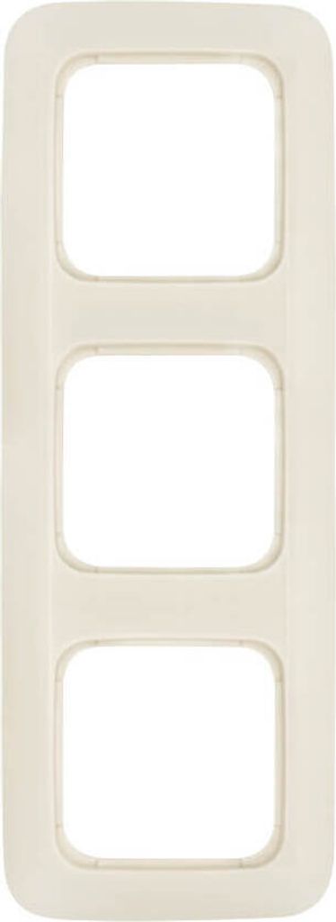 Cadre de recouvrement, triple, blanc, B&J Duro Image du produit 