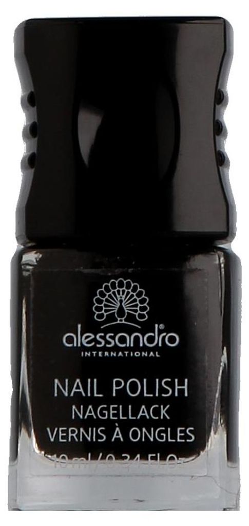 Alessandro Lak na nechty 77 Midnight Black (10 ml) Obrázok produktu 