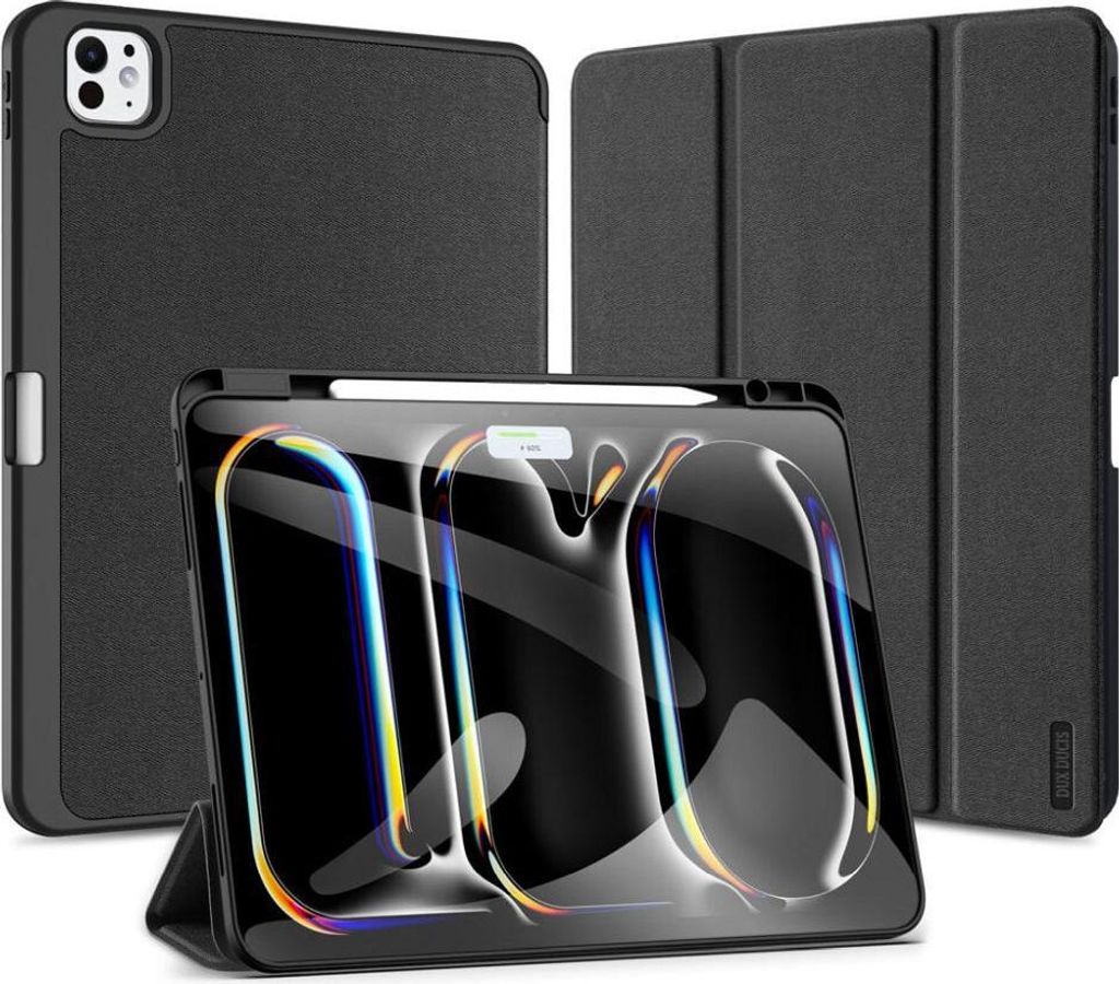 DUX DUCIS DOMO klappbares Case mit Stylus-Halter passend für iPad Pro 13 (2024) schwarz