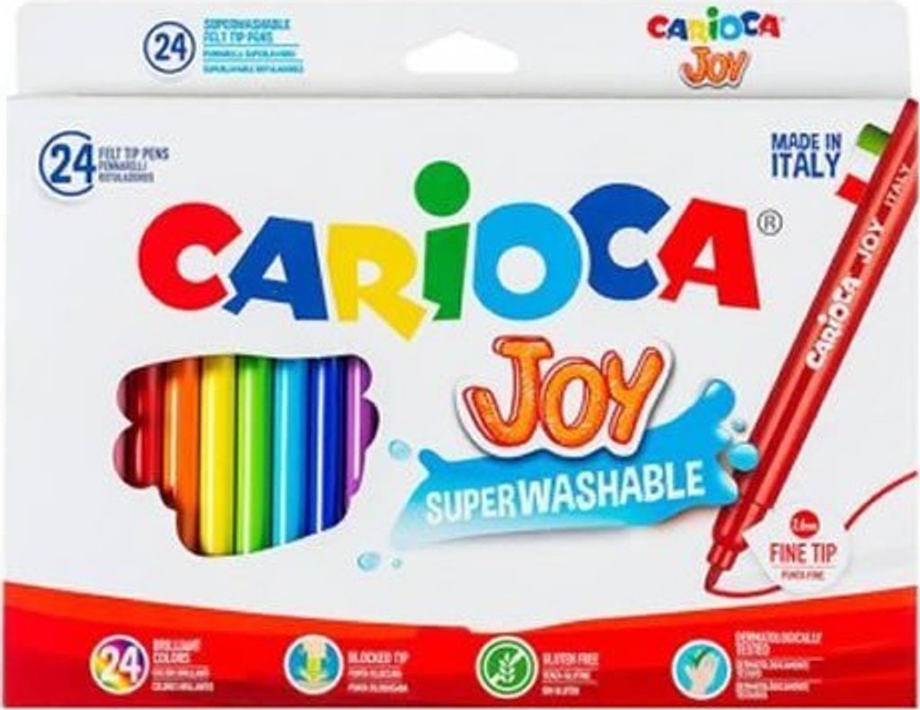 Carioca joy fine tip coloured marker - Schachtel mit 24 Stück
