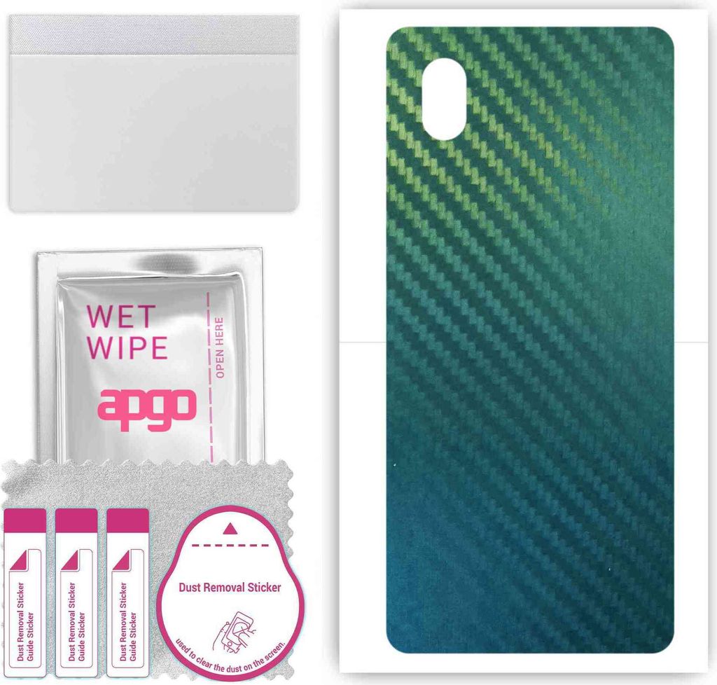 apgo Rückseite Schutzfolie, Skin, kompatibel mit Samsung Galaxy M01 Core, Hinten Displayschutzfolie aus Vinylfolie, kratzfest, einfache Montage - ...