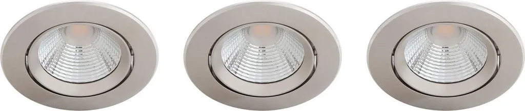 Luminaire LED Philips 350lm Nickel - Éclairage Blanc Chaud 2700K Fixe