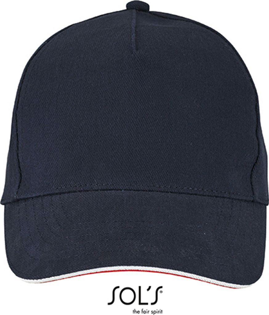 SOLS Uni Contrast Three-Colour Cap Longchamp