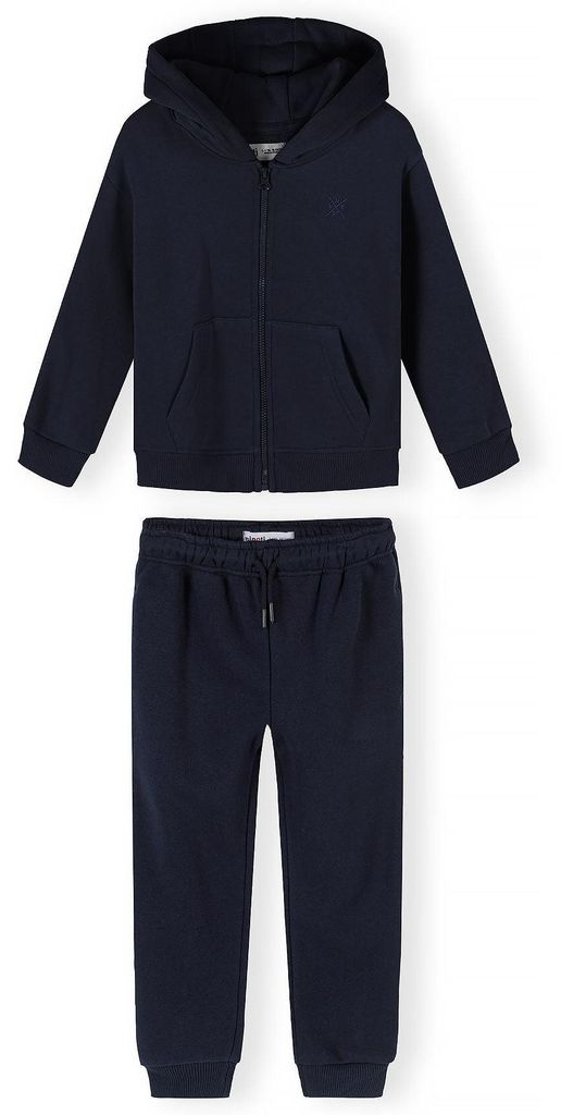 Minoti Jogginganzug Navy für Jungen, Vorderansicht