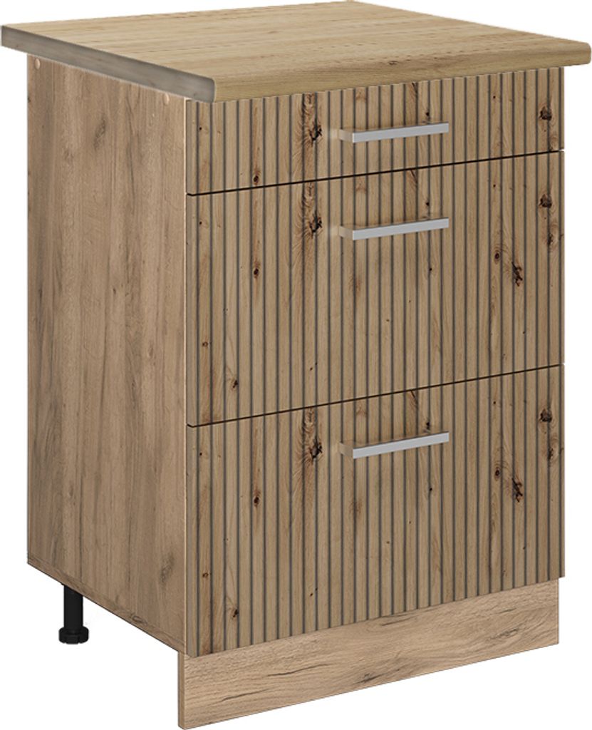 Küchenunterschrank Vicco R-Line Artisan-Eiche 60 cm mit Produktbild 