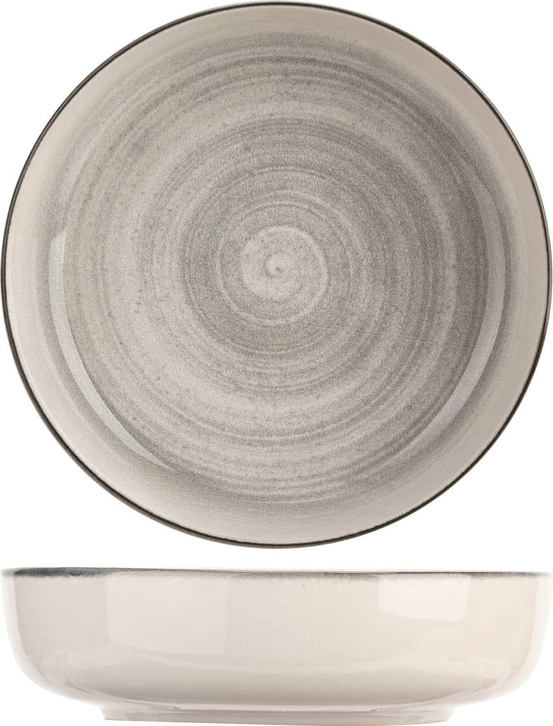Cosy & Trendy Tiefe Teller Baltic Grey ø 18 cm - 6 Stück