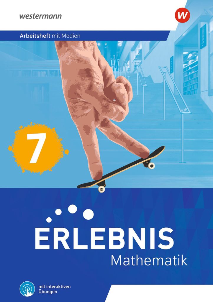 Erlebnis Mathematik 7. Arbeitsheft mit Medien und Produktbild 