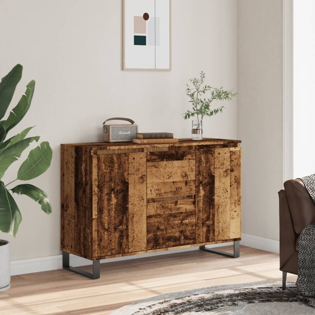 Maison Exclusive - Sideboard Altholz-Optik 101,5x35x70 cm Holzwerkstoff