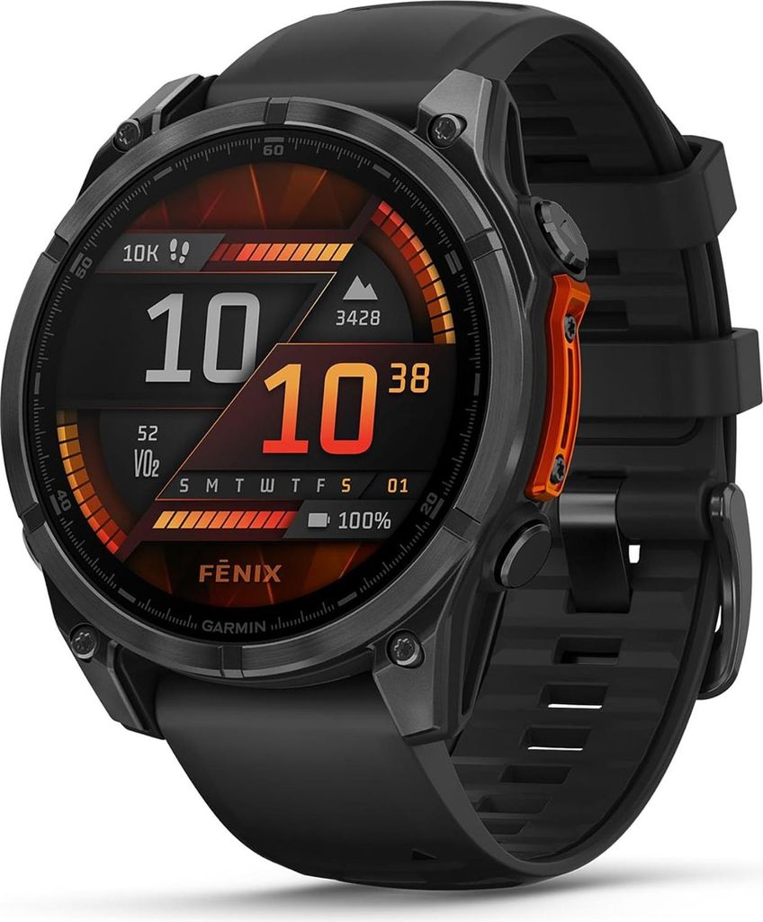 Garmin FENIX 8 - 47 mm AMOLED Schwarz/Schiefergrau