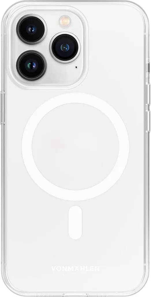 Coque iPhone 15 Transparente Vonmaehlen MagSafe - Anti-Jaunissement et Solide