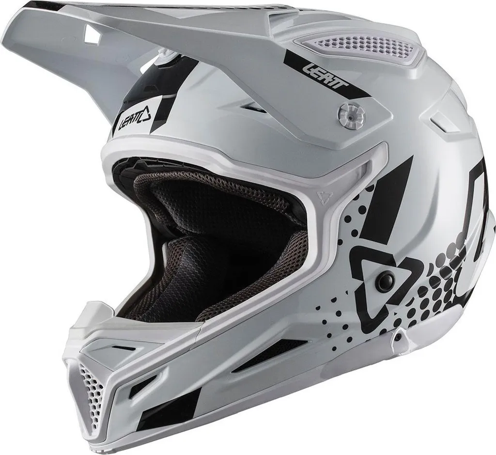 Casque Leatt GPX 4.5 V20.2 protection anti-choc motocross Blanc/Noir XL
