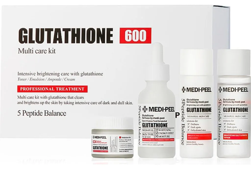 Coffret Medi-peel au glutathion pour l'éclat du visage et l'hydratation