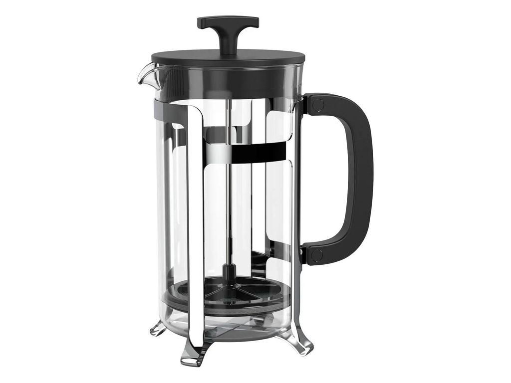 BODUM JESPER Kaffeebereiter – French Press – 1L – Edelstahl / Kunststoff / Silikon