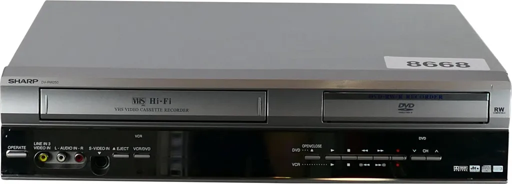 Sauvegardez vos cassettes VHS usées avec ce combiné enregistreur Sharp