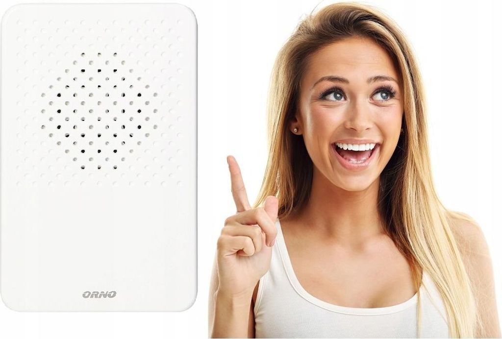 Sonnette électronique DP-MR-161 - Blanche - Volume réglable Image du produit 