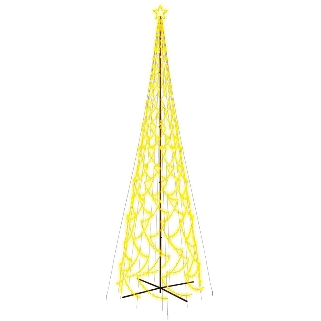 vidaXL LED-Weihnachtsbaum Kegelform Warmweiß 3000 LEDs Produktbild 