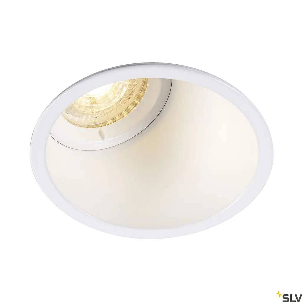 Illuminazione Pareti Horn A: Faretto Bianco Asimmetrico GU10 Ø10,6
