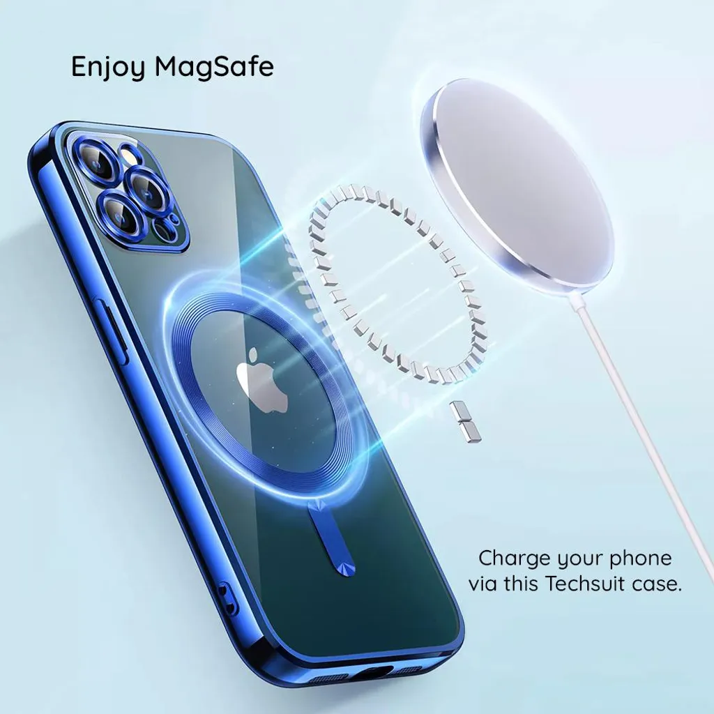 Custodia Per IPhone 15 Pro 6,1'' Con Protezione Scermo Integrata Anti-Spy E Militare - Magnetica Per MagSafe