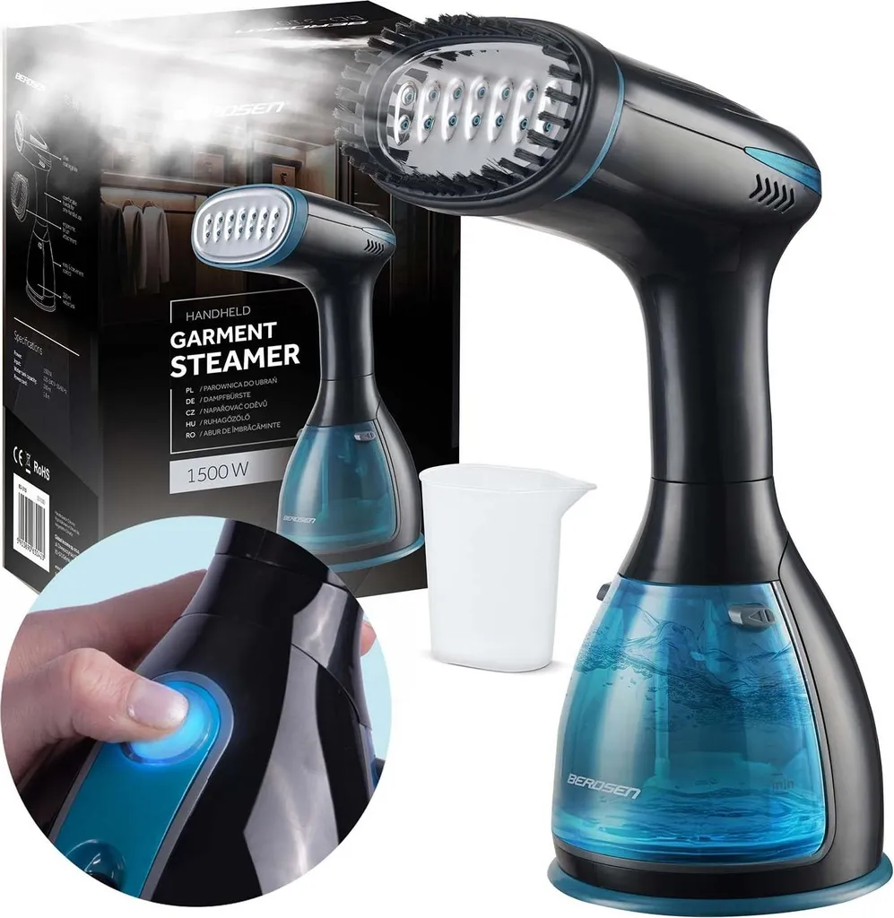 Stiratrice a Vapore Portatile 1500W: Addio Pieghe su Camicie e Tessuti