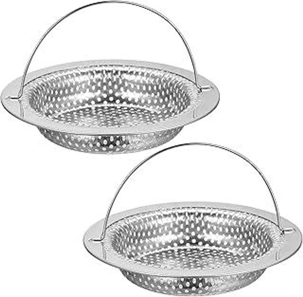 Set 2 Filtri Lavello Design Inox - Minimalismo e Igiene in Cucina 11cm