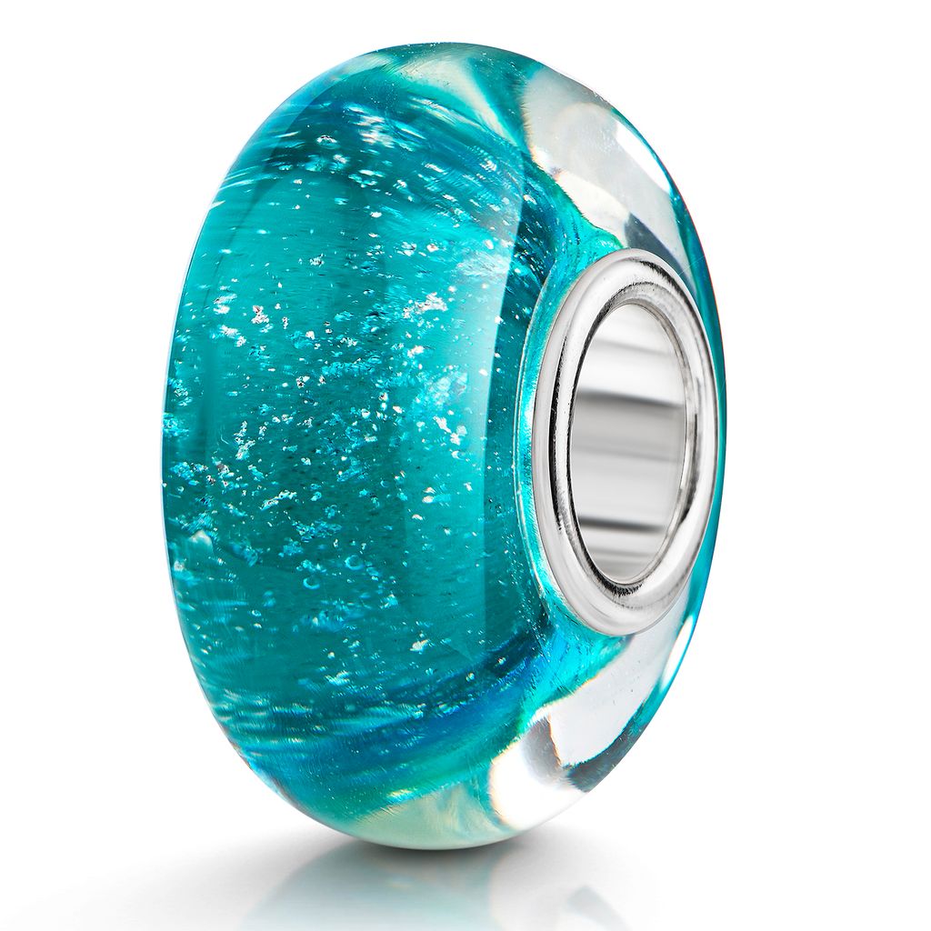 MATERIA by Matthias Wagner Portachiavi in argento 925 per donne e ragazze con zirconi 8,5 x 25 mm con catena, Zirconia cubica, Zirconia cubica