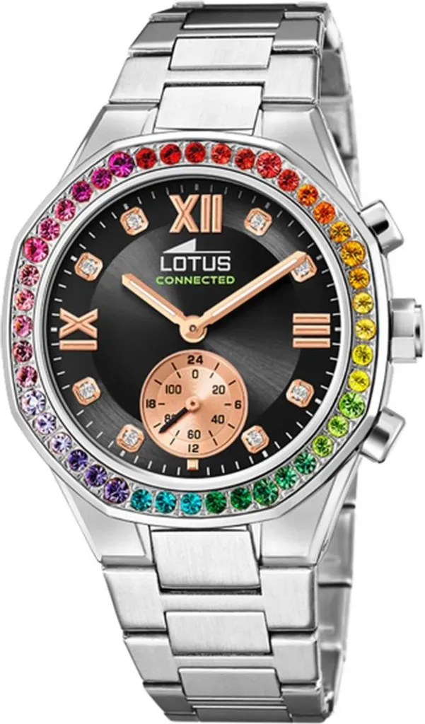 Montre connectée Lotus 18924/6 pour Femmes en acier inoxydable argenté