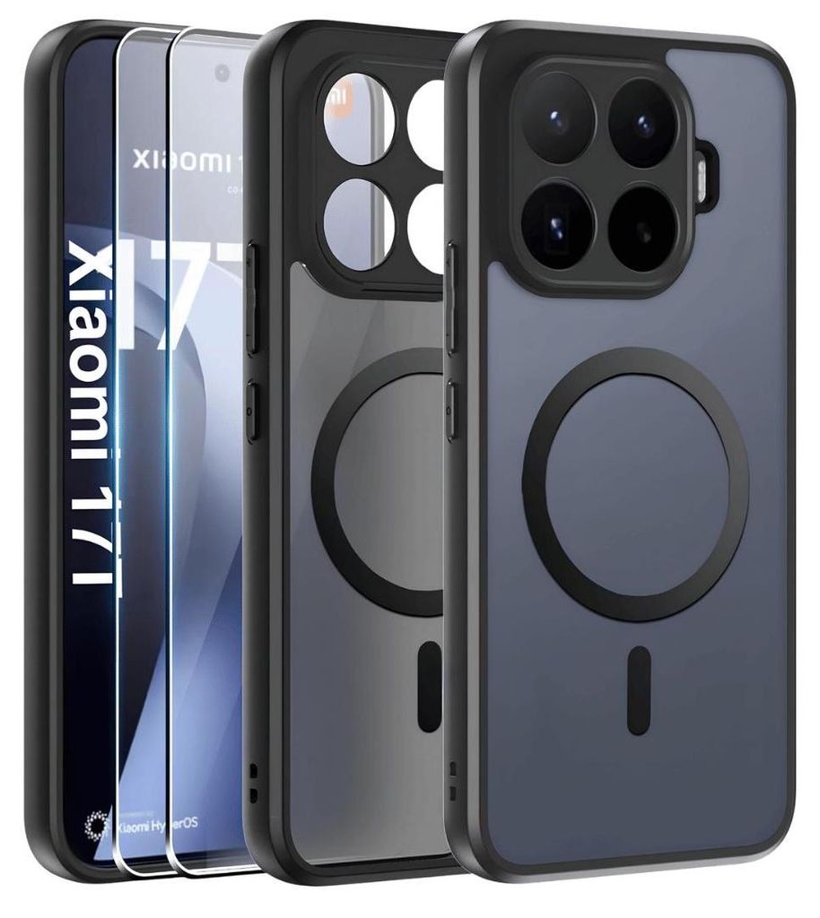 Hülle + 2X Schutzglas für Xiaomi 17T MagSafe Case Display Produktbild 