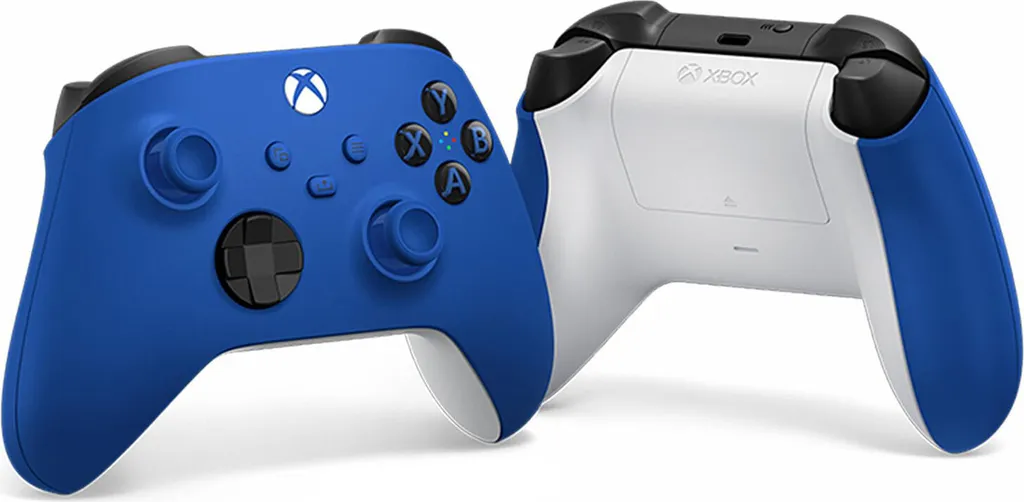 Offerta Controller Xbox Wireless Blu e Bianco - Joystick PC e Mobile - 5